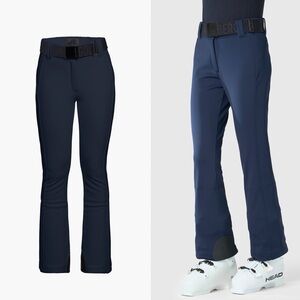 Goldbergh Pippa Belted Ski Pants in Navy Blue